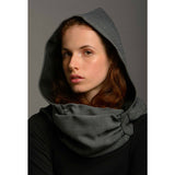 Herringbone Hooded Scarf