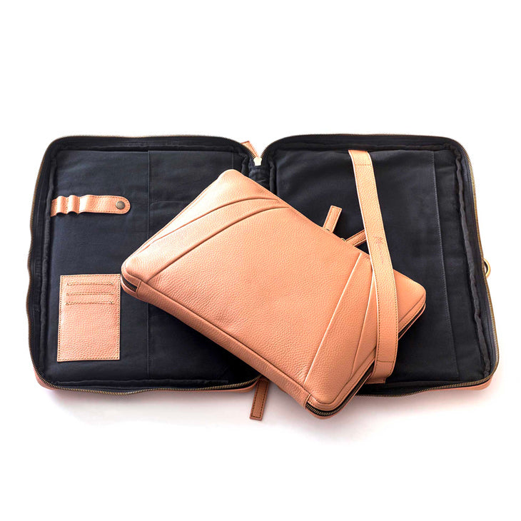 Aviator Leather Case with Pouch